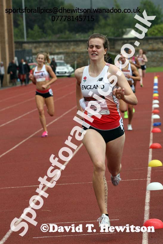 Womens under-20s long jump, EAP International Combined Events, Hexham Northumberland. Photo: David T. Hewitson/Sports for All Pics